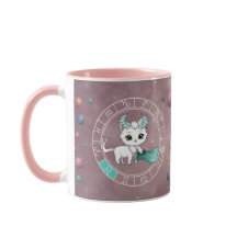 Zodiac Taurus Cute Chat Roue Planète Astrologie