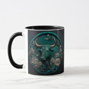 Mug Zodiac Taurus Metal Art