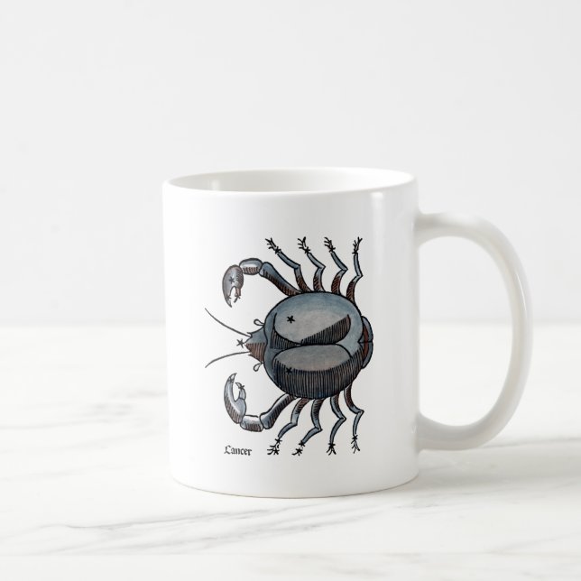 Mug Zodiaque : Cancer en couleurs (Droite)