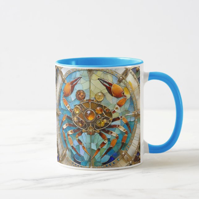 Mug Zodiaque - Cancer Le Crabe (Droite)