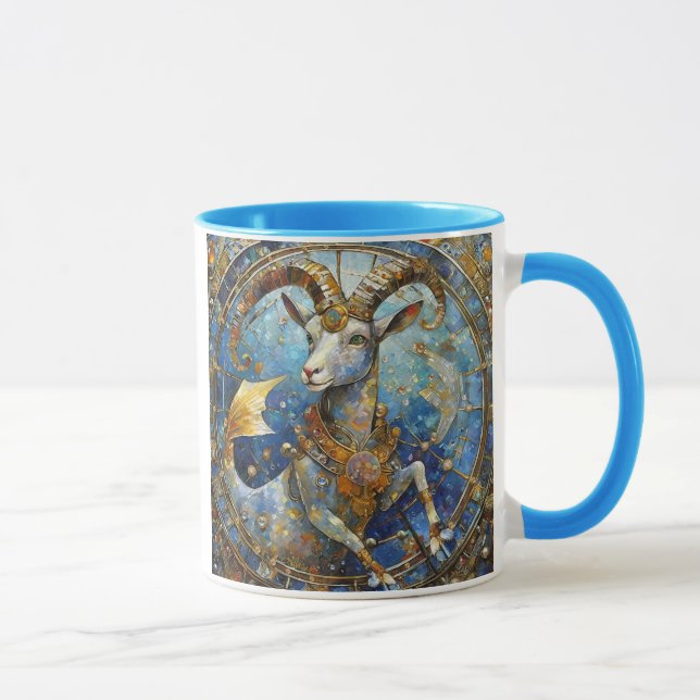 Mug Zodiaque - Capricorne la Chèvre de Mer (Droite)