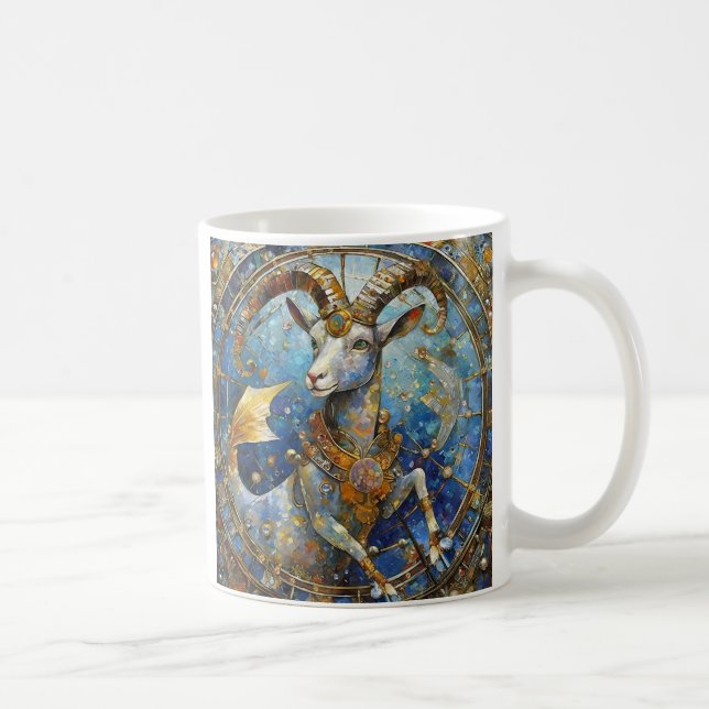 Mug Zodiaque - Capricorne la Chèvre de mer (Droite)