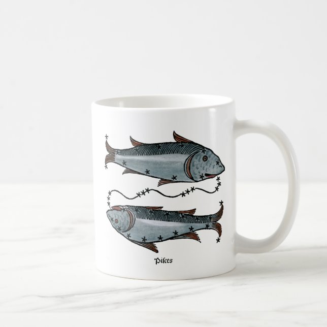 Mug Zodiaque : Poissons en couleurs (Droite)