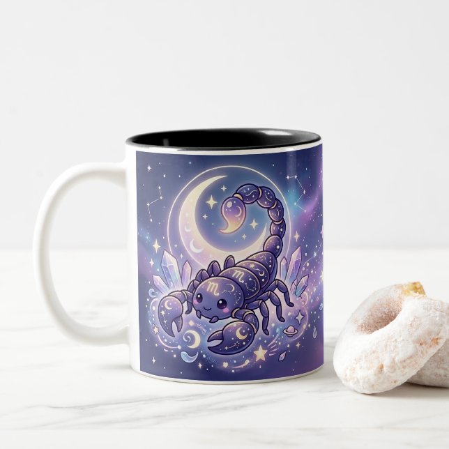 Mug Zodiaque Scorpion Personnalisé (Avec donut)