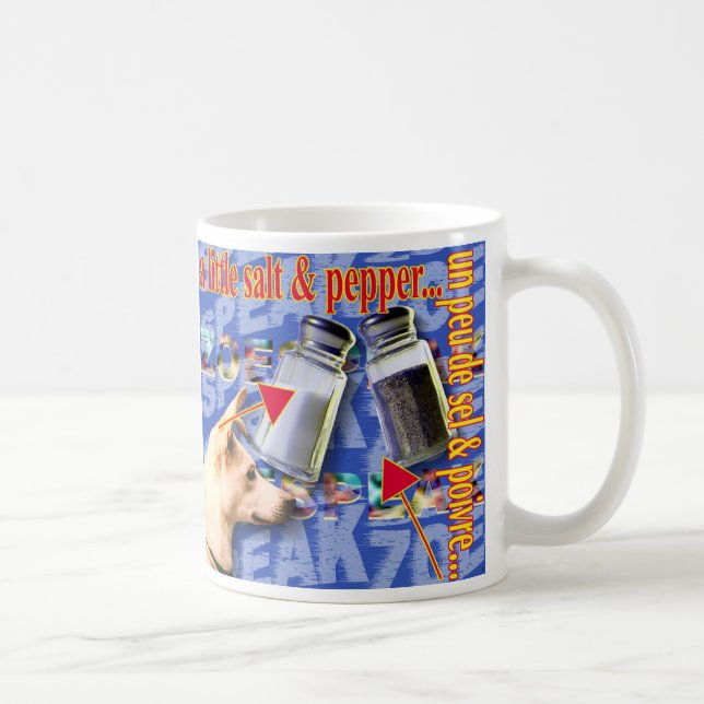 Mug ZoeSPEAK - un peu de sel et poivre... (Droite)