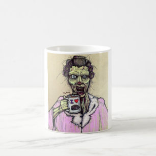 Mug zombi de café de matin