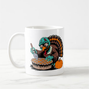 Mug Zombie Turquie veut une tarte Citrouille