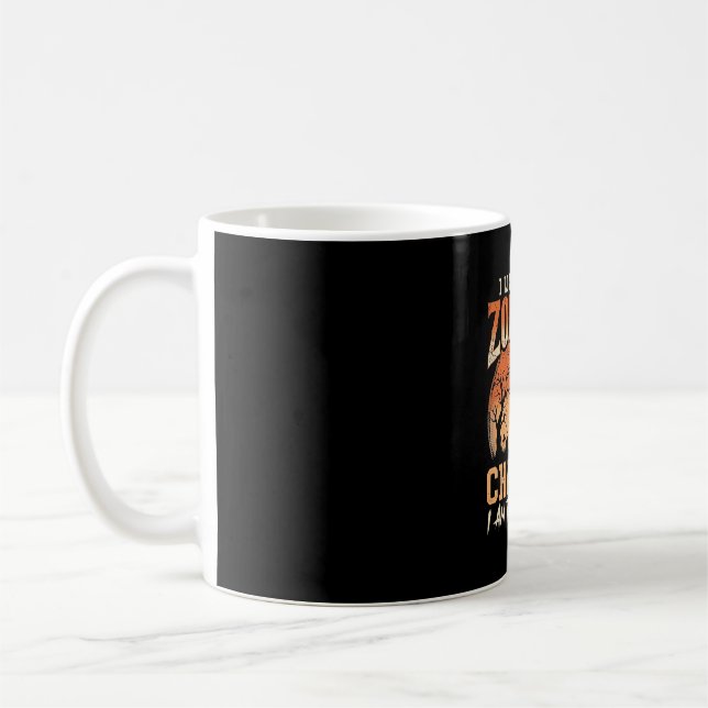 Mug Zombies Drôles de Halloween nous poursuivent Desig (Gauche)