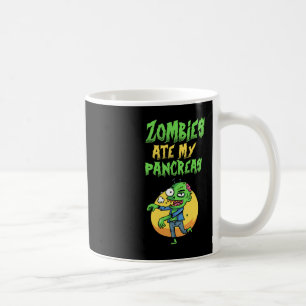 Mug Zombies Mangez Mes ancêtres T1D Type 1 Diabète Fil