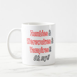 Mug zombies werewolves vampires
