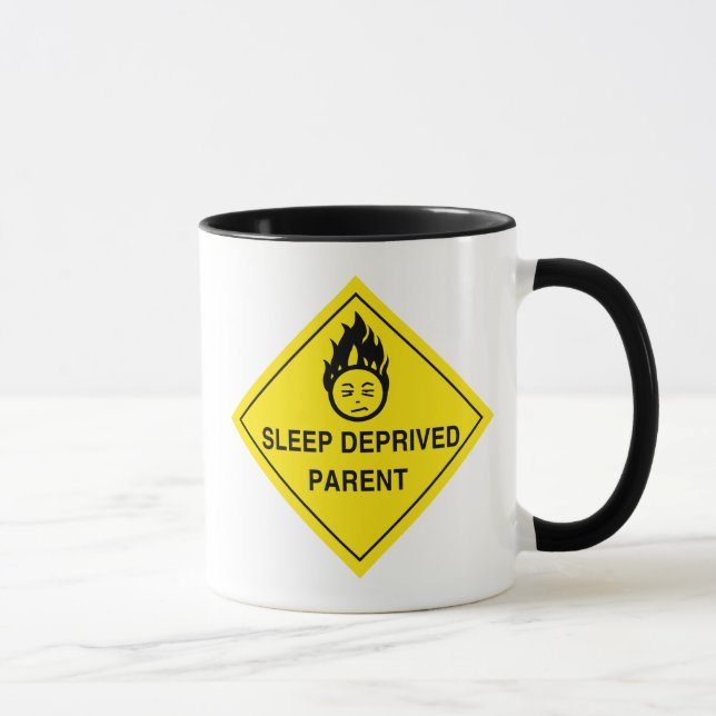 Mug Zone de mauvaise humeur/tasse de parent déshéritée (Droite)
