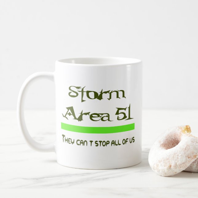 Mug Zone de tempête 51 (Avec donut)