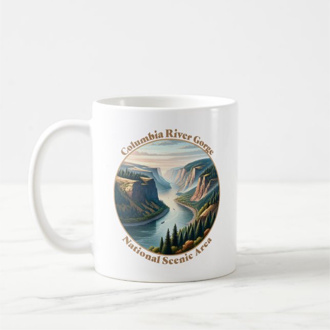 Mug Zone panoramique nationale de la gorge du Columbia (Gauche)