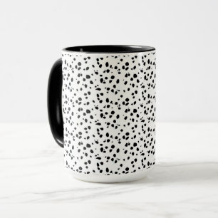 Mug Zones Dalmatiennes Imprimer Motif Noir Et Blanc