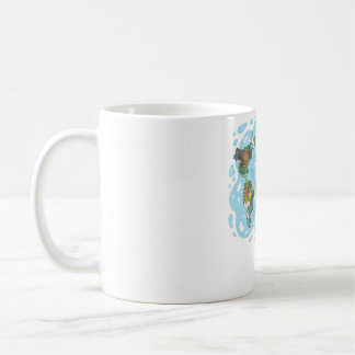 Mug Zoo Animaux Carte du monde Planète Terre Système é