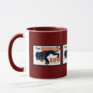 Mug Zoo de Brookside de visite libre - affiche de WPA