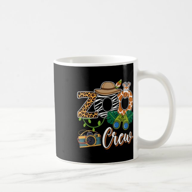 Mug Zoo Giraffe Crew Safari Animal Zoo Keeper Enfants  (Droite)