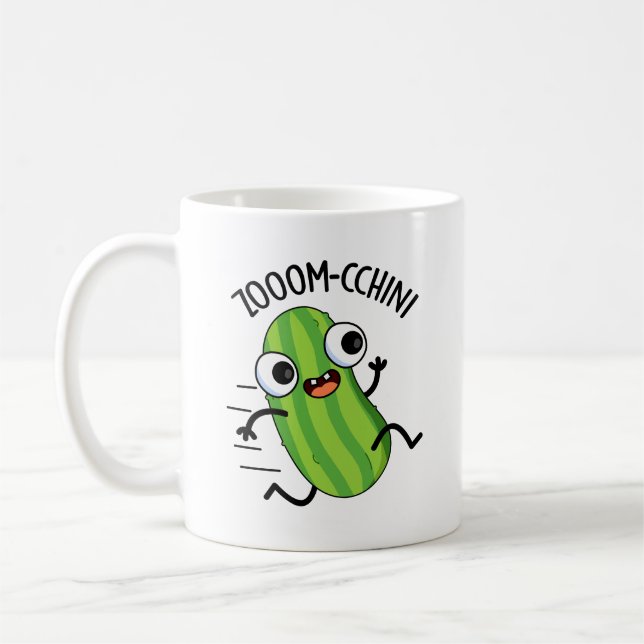 Mug Zoom-cchini Funny Zucchini Pun (Gauche)