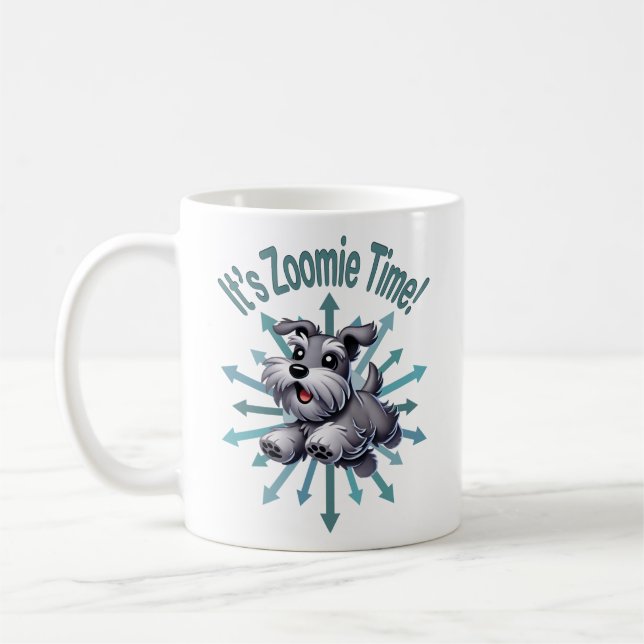 Mug Zoomie Time Miniature Schnauzer (Gauche)