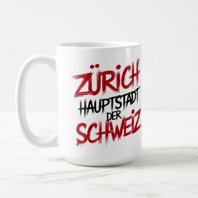Mug Zurich, capitale de la Suisse (Gauche)
