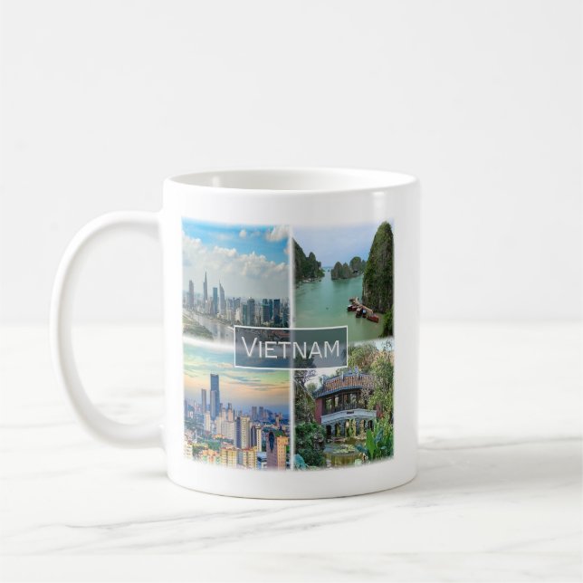 Mug zVN012 VIETNAM, Mosaïque, Asie, (Gauche)