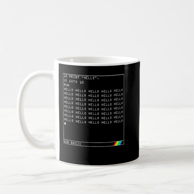 Mug ZX Spectrum geek code Essential T Shirt (Gauche)