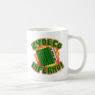 Mug Zydeco Inferno Fun Music Genre Dessin Cartographiq