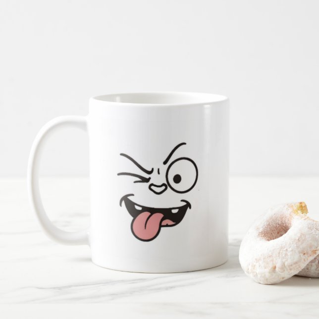 Mugs à café amusants et drôles (Avec donut)