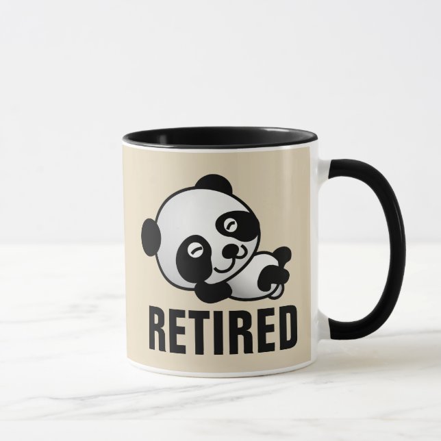MUGS À CAFE RETRAITE PANDA MIGNON (Droite)