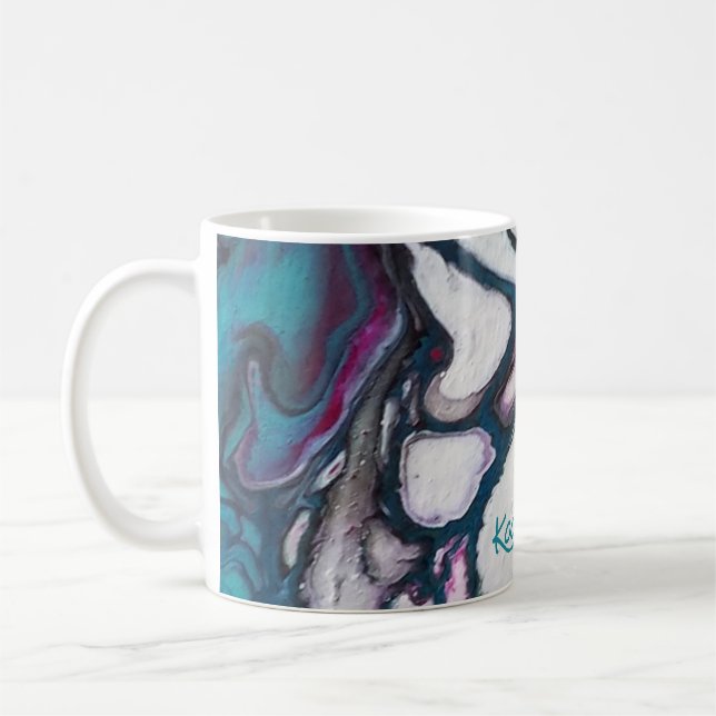 Mugs - Art Abstrait - Peinture (Gauche)