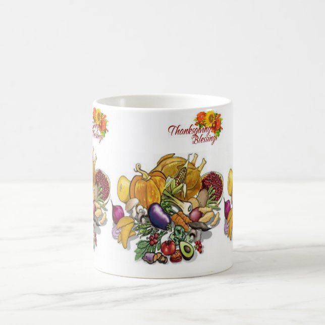 Mugs Bonne Fête de Thanksgiving (Centre)