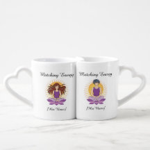 Mugs Couple Conscients Personnalisés | Noms & Text