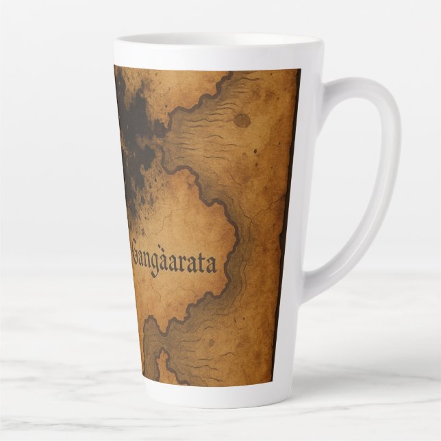 Mugs & Cups Imaginaire Antique Carte Design (Droite)