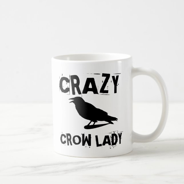MUGS DE CAFÉ CRAZY CROW LADY (Droite)
