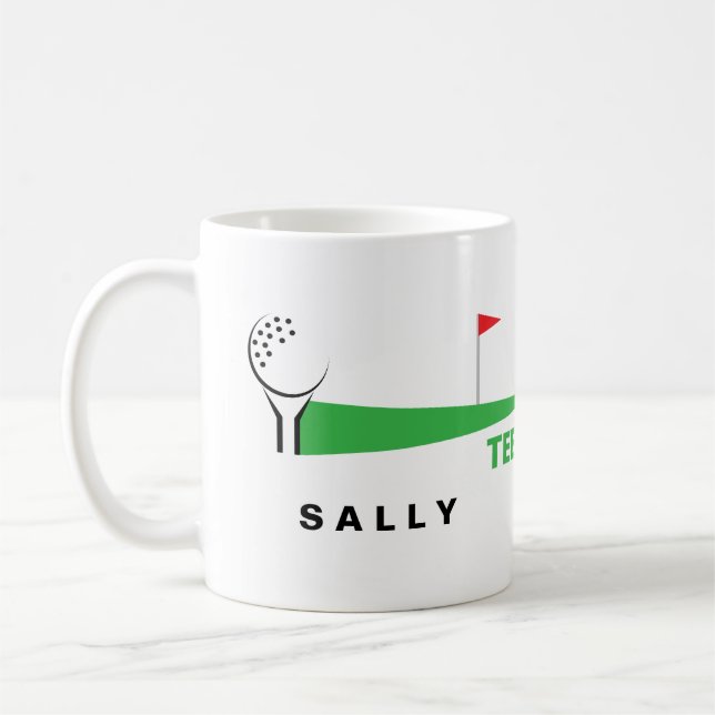 Mugs de café de golf personnalisés (Gauche)