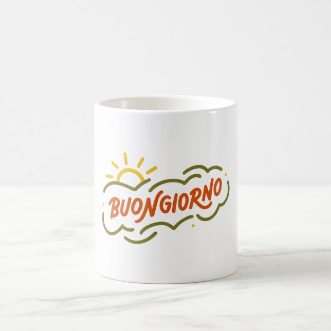 Mugs de café drôles de la fierté italienne (Centre)