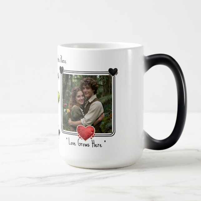 Mugs de café personnalisés avec photo pour la Sain (Droite)