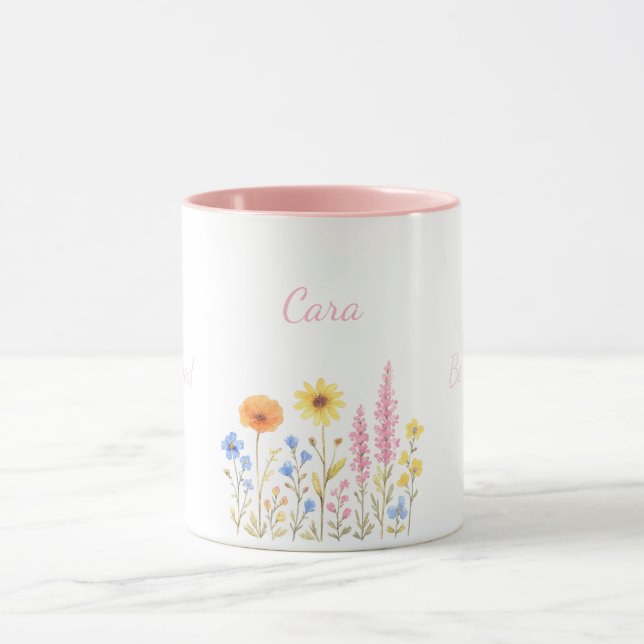 Mugs de café personnalisés, Mug Cara Nom (Centre)