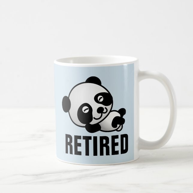 MUGS DE CAFÉ RETRAITE (Droite)