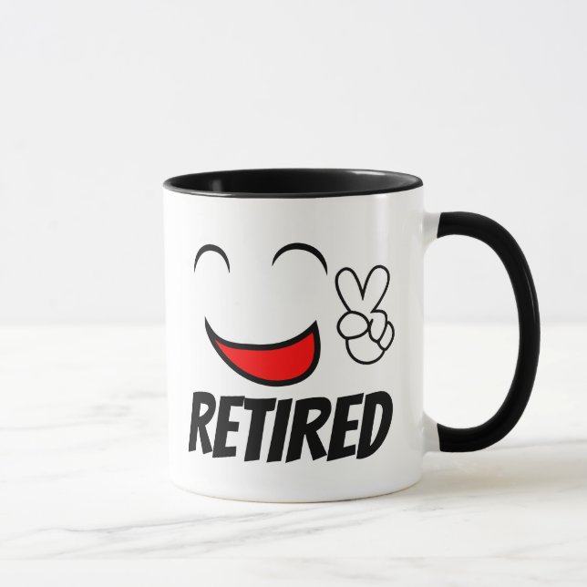 MUGS DE CAFÉ RETRAITE (Droite)