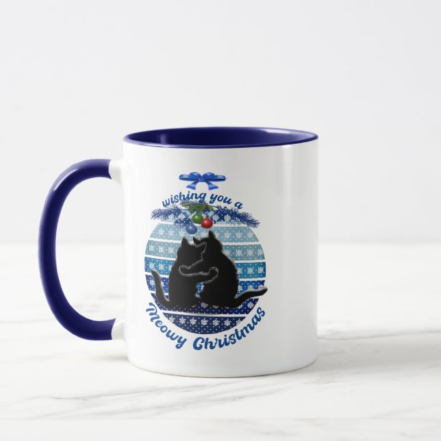 Mugs de chat de Noël, Meowny Christmas (Gauche)