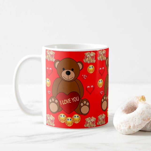 Mugs de la Saint-Valentin Mugs (Avec donut)