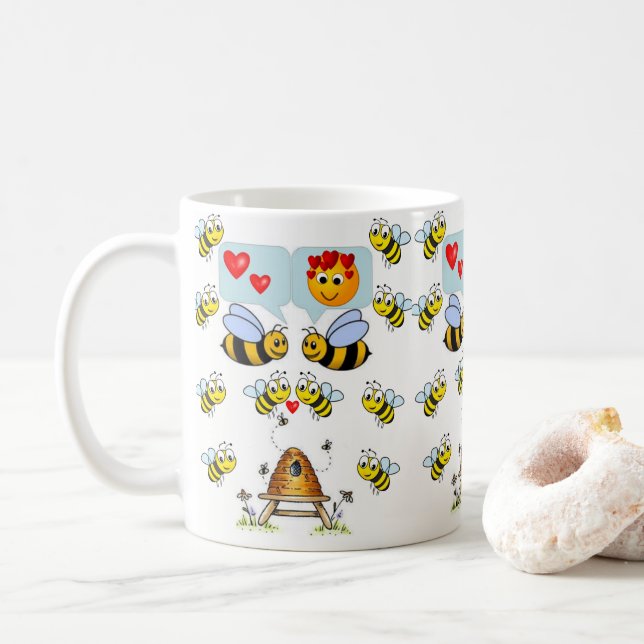 Mugs de la Saint-Valentin Mugs (Avec donut)
