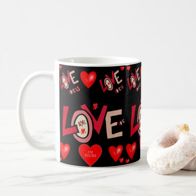 Mugs de la Saint-Valentin Mugs (Avec donut)