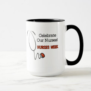 Mugs de la Semaine des infirmières stéthoscope