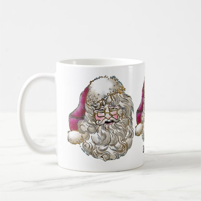 mugs de Noël du Père Noël (Gauche)