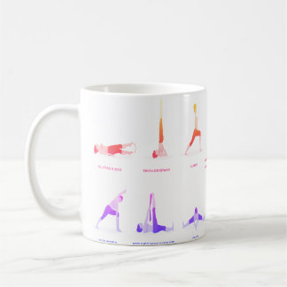Mugs de pose de yoga personnalisés pour le don