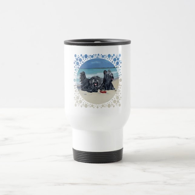 Mugs de voyage pour les Skye Terriers, journée à l (Centre)