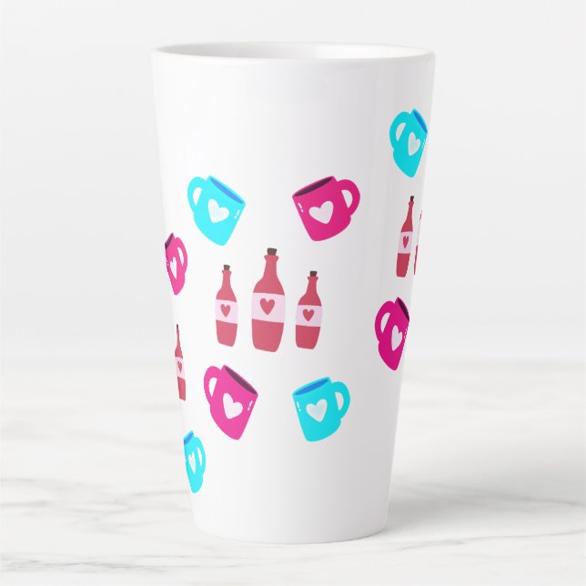 Mugs et bouteilles de la Saint-Valentin  (Devant)