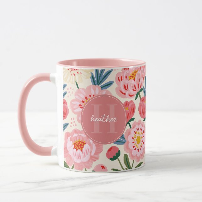 Mugs Fleurs Mignonnes Fantaisistes (Gauche)